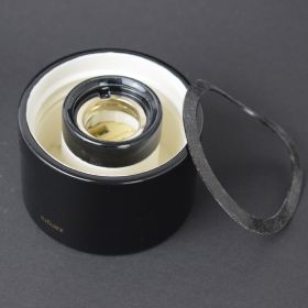 PILL Deckenleuchte aus Porzellan schwarz Innenleben und Fassung - Dichtungsring.