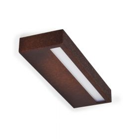 VIVA Eckige LED Wandleuchte Wandlampe Up&Down in Rost (Corten).