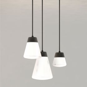 CUP CAKE CLUB Opal glass pendant lights cascade 3-light