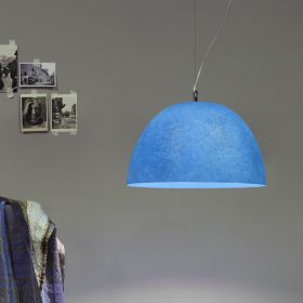 H2O NEBULITE Groe Hngeleuchte transluzent H2o NEBULITE Pendelleuchte. Neuheit 2017 in Blau.