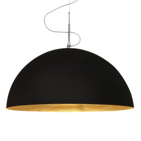 MEZZA LUNA Very large pendant light in black