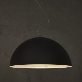 MEZZA LUNA Sehr groe Hngeleuchte in schwarz Groe Hngeleuchte mit 70 oder 120 cm Durchmesser.