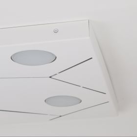 STREET Sehr flache, quadratische Deckenlampe Mit nur 3 cm Hhe sehr flache Deckenleuchte.