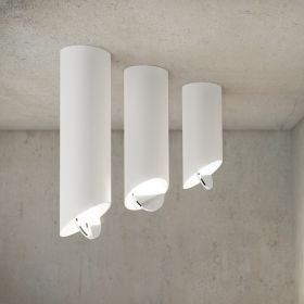 ZNOW JR Runder Deckenspot mit Lichtlenkung Cleverer Deckenspot  drehbar und schwenkbarer Spiegel.