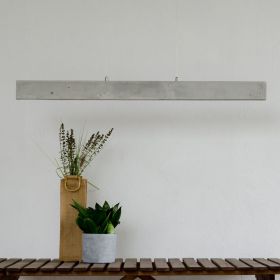 C-LINE lngliche LED Hngeleuchte aus Beton Leicht und doch schwer - Beton Hngeleuchte, Farbe Natur.