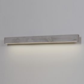 C-LINE elongated LED wall light made of concrete