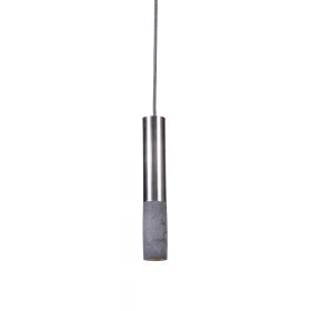 KNALLA 33 Cylindrical pendant lamp made of concrete and metal