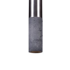 KNALLA 33 Zylindrische Pendellampe aus Beton und Metall