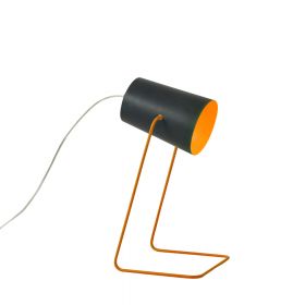 PAINT T LAVANGA design table lamp from Italy PAINT T LAVAGNA Tischleuchte Farbvariante Orange.