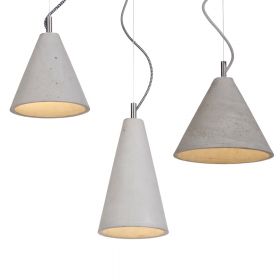 KYOTO concrete pendant light in three sizes