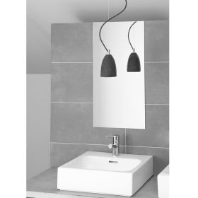 PHOEBE Concrete pendant light, bell-shaped