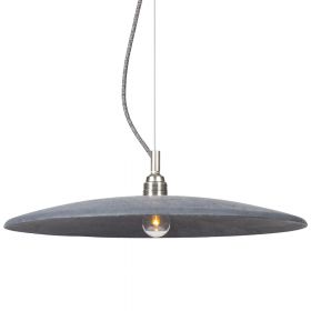 LOTTO pendant light with flat concrete shade