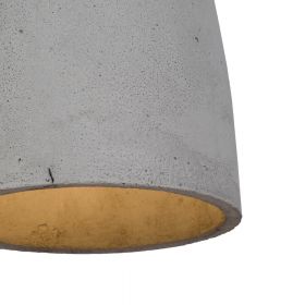 PHOEBE Concrete ceiling light in bell shape