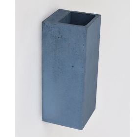 ORTHO Zweiflammige Beton-Wandleuchte Beton-Wandleuchte in Blau.