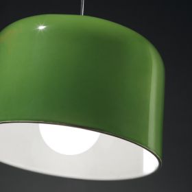 ADD Keramik-Lampe emailliert Die Innenseite des Schirms ist wei