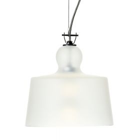 ACQUATINTA Murano-Glas Pendelleuchte Schlichte Murano-Glas Hngeleuchte - Oberflche Satiniert.