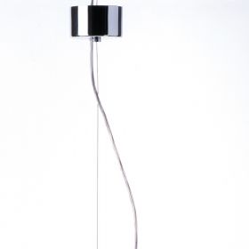 ACQUATINTA Murano-Glas Pendelleuchte Halterung aus glnzend chromiertem Metall.