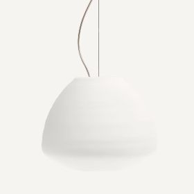 PERSEO Bauchige Opalglas Leuchte