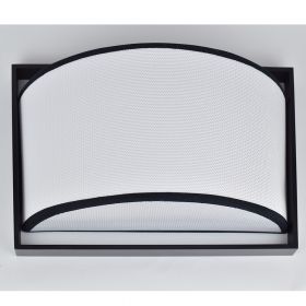 MOLACO Schlichte Wandleuchte mit Stoffschirm Der Stoffschirm der Wandleuchte in Wei.