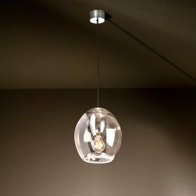 OLIJF pendant light with oval glass