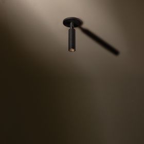 NOBEL ELBOW Rotating and swiveling LED ceiling spotlight Hochwertiger LED Deckenspot mit 400 Lumen, schwarz.