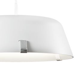 BORDERLINE Design Hngeleuchte in Schwarz oder Wei Grenzlinie zwischen den Schirmen. Klettband.