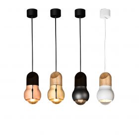 KALEBAS design pendant light with oak wood