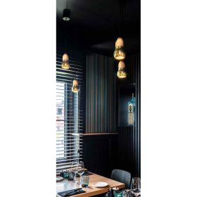 KALEBAS design pendant light with oak wood Hochwertige Hngeleuchte fr exklusive Gastronomie.