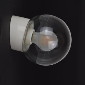 TED Robuste Feuchtraum- oder Aussenlampe mit Klarglas
