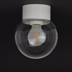 MOD Robust damp-proof or outdoor lamp with clear glass