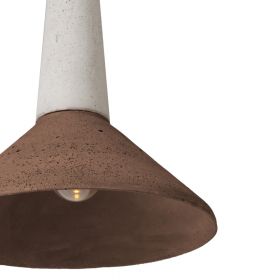MEDANO II Zweifarbige Beton-Hngelampe Natrlich wirkende Farbkombination der Betonleuchte.