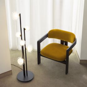 NABILA Italienische Stehleuchte Besondere Stehleuchte für das Wohnzimmer.