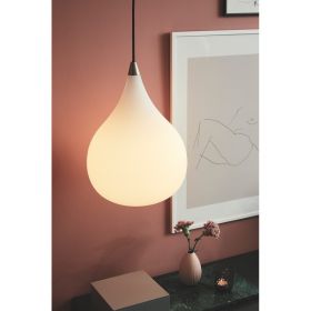 TROPFEN Opalglas Pendelleuchte tropfenfrmig Softes Licht der harmonischen Pendelleuchte.