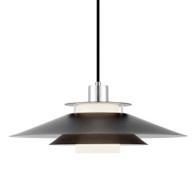 TURIN pendant light in Danish design Schne Esstischleuchte mit Blenden in Schwarz.