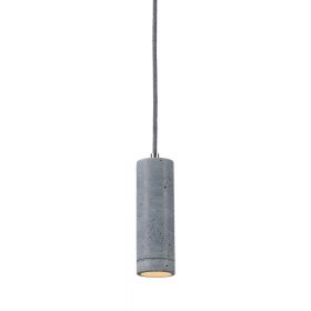 KNALLA SIMPLE Zylindrisches Beton Lampenpendel Blendfreies Down-Light. Farbe: Anthrazit. Gre: M