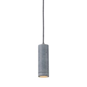 KNALLA SIMPLE Cylindrical concrete lamp pendant