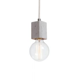 KNALLA SQUAR concrete lamp pendant individual cable