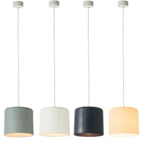 CANDLE 2 Design Pendelleuchte zylindrisch Ganz was neues: Lampenschirme aus Gummi von in-es.Artdesign.