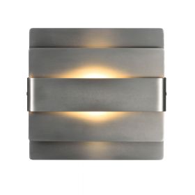 ALETA LED Wandleuchte mit eleganter Blende aus Metall-Lamellen Perfekt verblendetes LED Licht.