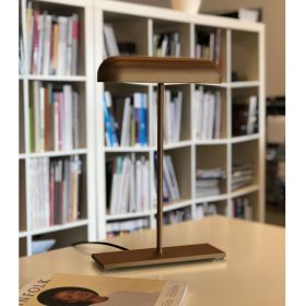 BOOK Elegante Schreibtischleuchte aus Messing oder Zinn