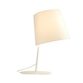 EXCENTRICA Modern table lamp with textile shade