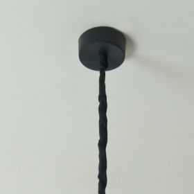 FLOWER S LAVAGNA pendant light with blackboard lacquer Schner Deckenbaldachin mit schwarzer Gummi-Verkleidung.