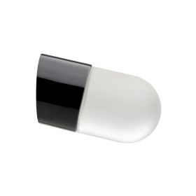 PURE Small porcelain wall light IP20 Kleine Wandleuchte aus Porzellan mit Lampenglas satiniert.