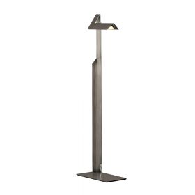 PLI Architectural floor lamp in brass or pewter finishes