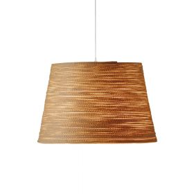 TALI L Pendelleuchte mit groem Lampenschirm Groe Pendelleuchte mit beiger Kordel.