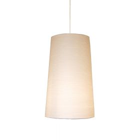 TALI M pendant light with cord lampshade Mittelgroe Pendelleuchte mit weier Kordel.