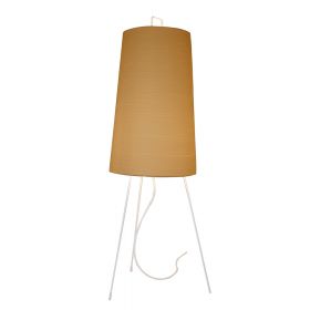TALI Bodenstehleuchte in Wei oder Beige Spanische Design Bodenstehleuchte mit beigefarbener Kordel.