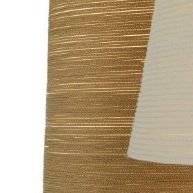 TALI Bodenstehleuchte in Wei oder Beige Details des Lampenschirms in wei oder beige.