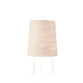 TALI floor lamp in white or beige Weie Variante der Kordel-Tischleuchte.