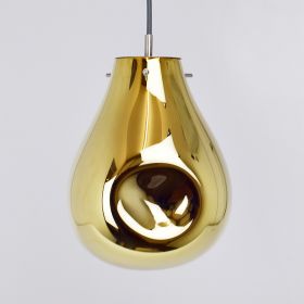 SOAP Irisierende Glas-Pendelleuchte Goldene SOAP Leuchte - unbeleuchtet.